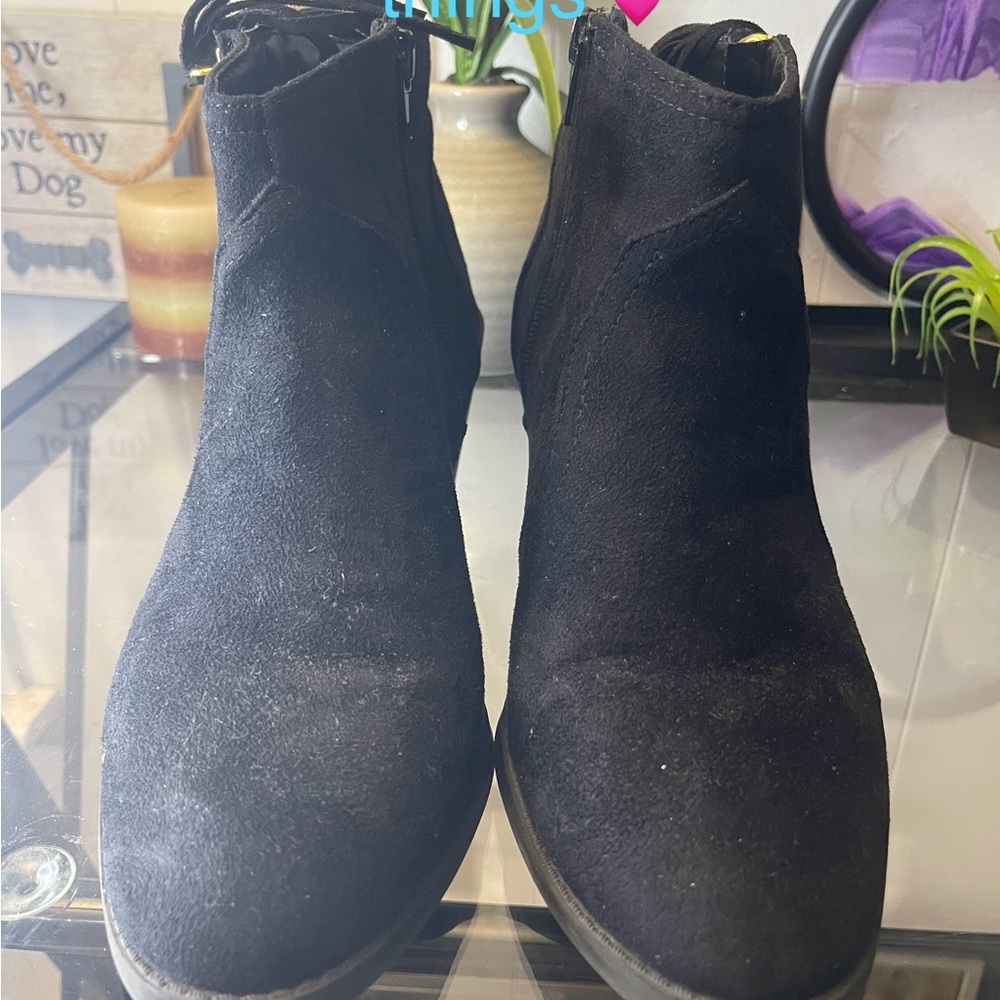 Soda Black Ankle Booties